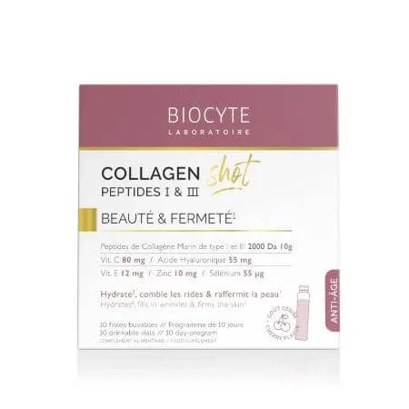 Collagen Shot, 10 fiole, Biocyte — preț și oferte