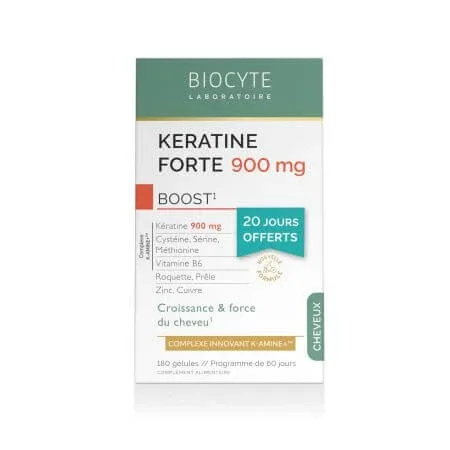 Keratine Forte, 900 mg, 60 capsule, Biocyte — preț și oferte