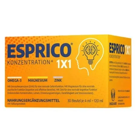 Esprico suspensie, 30 plicuri x 4 ml, Engelhard Arzneimittel — preț și oferte