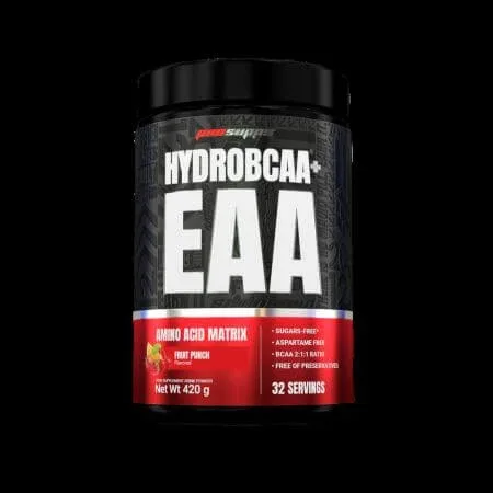 Complex de aminoacizi HYDROBCAA+EAA, Fruit Punch, 420 g, Prosupps — preț și oferte