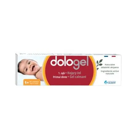Gel gingival calmant Primul dinte, 1 luna+, 25 ml, Dologel — preț și oferte