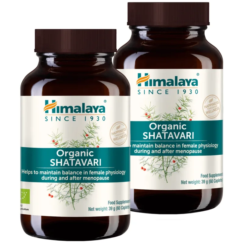 Himalaya Organic Shatavari set, 2 x 60 comprimate — preț și oferte