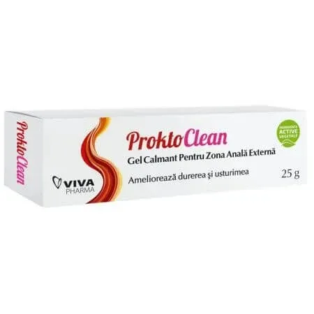 Gel calmant ProktoClean, 25 g, Viva Pharma — preț și oferte