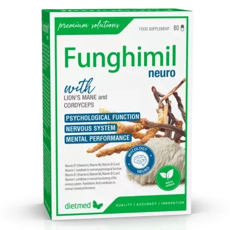 Funghimil Neuro, 60 capsule, Dietmed — preț și oferte