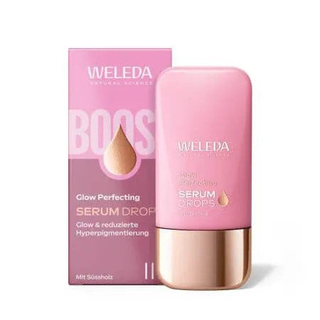 Picaturi ser pentru luminozitate Glow Perfecting Booster Drops, 30 ml, Weleda — preț și oferte
