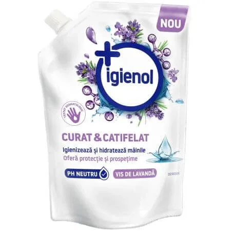 Rezerva sapun lichid Vis de Lavanda, 500 ml, Igienol — preț și oferte