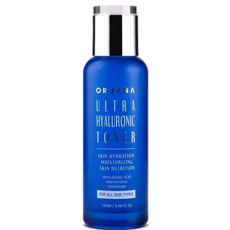 Toner hidratant cu 11 tipuri de acid hialuronic Ultra Hyaluronic, 120 ml, Orjena — preț și oferte