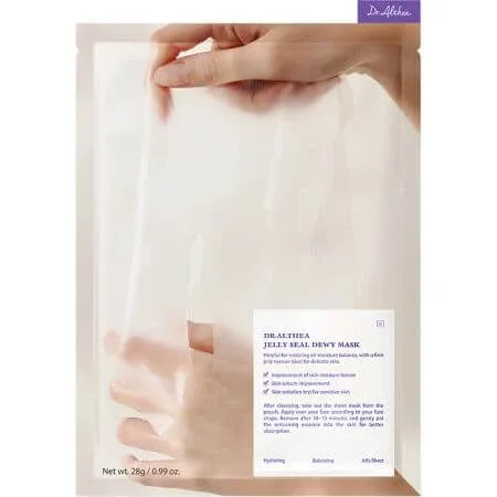 Masca de fata tip servetel pentru hidratare profunda si luminozitate Jelly Seal Dewy, 28 g, Dr. Althea ALTHEA LIFE SCIENCE — preț și oferte