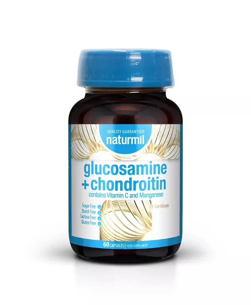 Glucosamine + Chondroitin, 60 capsule, Naturmil — preț și oferte