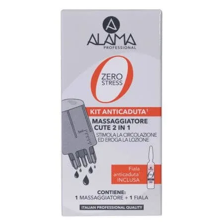 Set Tratament anti-caderea parului 6 ml + Dispozitiv pentru masaj Zero Stress, Alama — preț și oferte