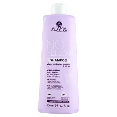 Sampon pentru neutralizarea tonurilor de galben No Yellow Intensive, 500 ml, Alama — preț și oferte