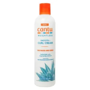 Crema pentru definirea buclelor cu agave Weightless Smooth + Curl, 295 ml, Cantu