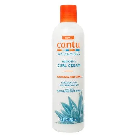 Crema pentru definirea buclelor cu agave Weightless Smooth + Curl, 295 ml, Cantu — preț și oferte