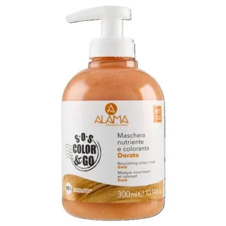 Masca pentru nuantarea parului Auriu Color Mask, 300 ml, Alama — preț și oferte
