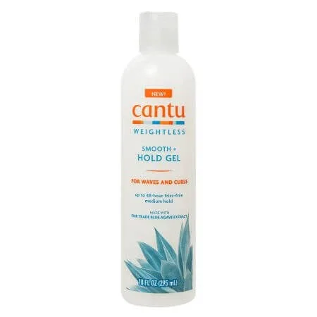 Gel pentru netezire si sustinere medie cu agave Weightless Smooth + Hold, 295 ml, Cantu — preț și oferte