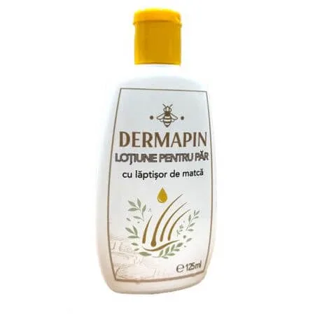 Lotiune pentru par cu laptisor de matca Dermapin, 125 ml, Complex Apicol — preț și oferte