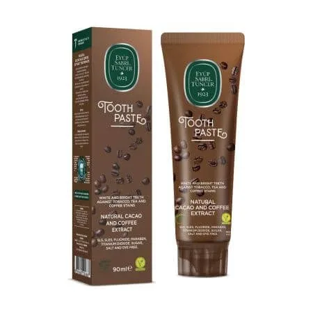 Pasta de dinti cu extract natural de Cacao si Cafea, 90 ml, Eyup Sabri Tuncer — preț și oferte