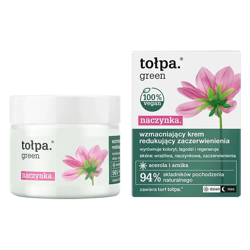 Tolpa Green Capillaries, cremă de întărire pentru reducerea roșeață, 50 ml — preț și oferte