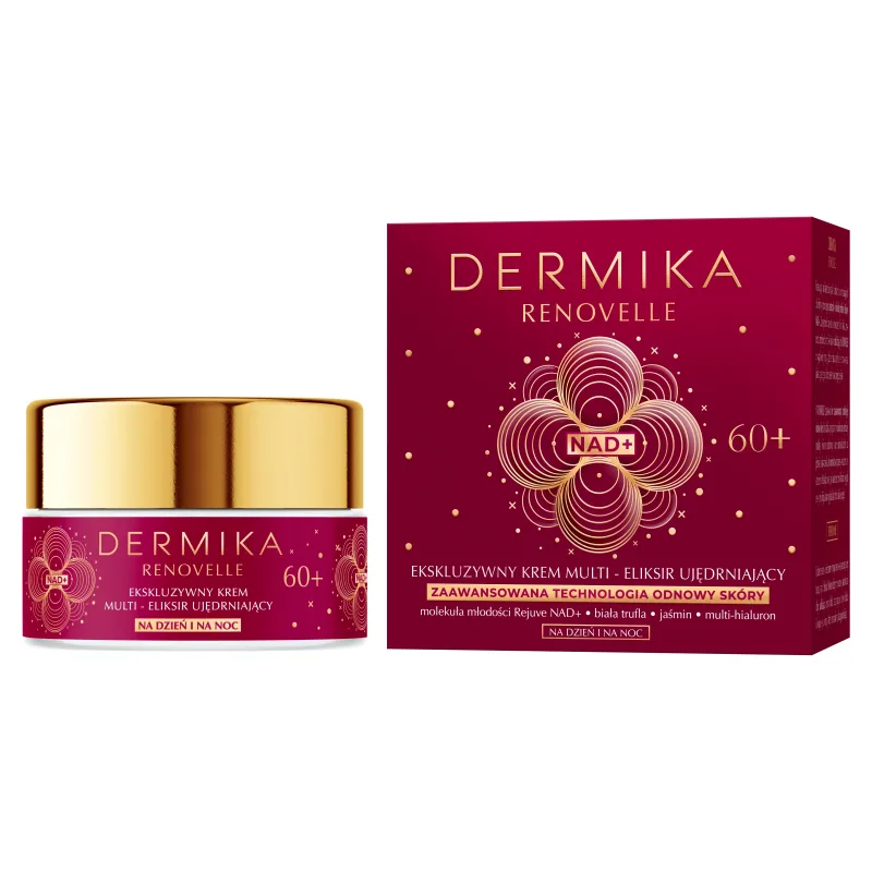 Dermika Renovelle 60+, cremă exclusivă multi-elixir de întărire, zi și noapte, 50 ml — preț și oferte