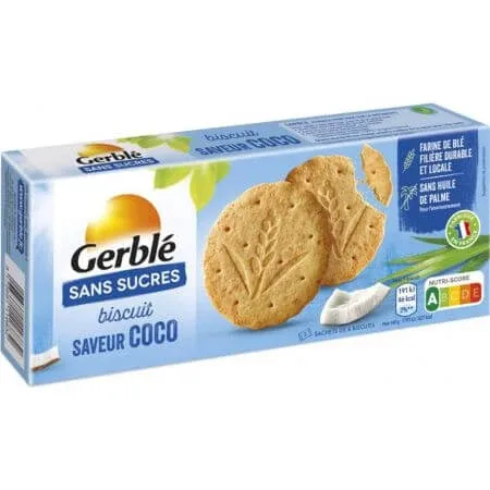 Biscuiti cu cocos, 132 g, Gerble — preț și oferte