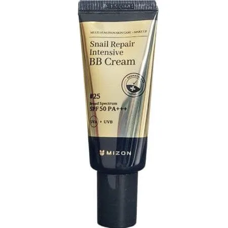 Crema de fata cu extract de mucina de melc SPF 50 PA+++ BB Cream, Nuanta 25, 20 ml, Mizon — preț și oferte