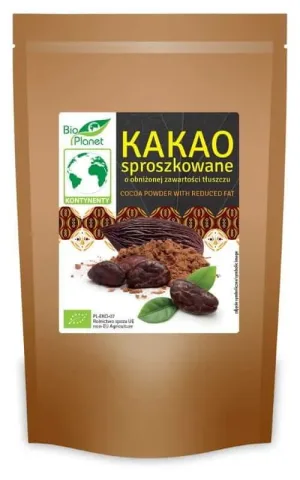 Pudră de cacao cu conținut redus de grăsimi BIO 200g BIO PLANET
