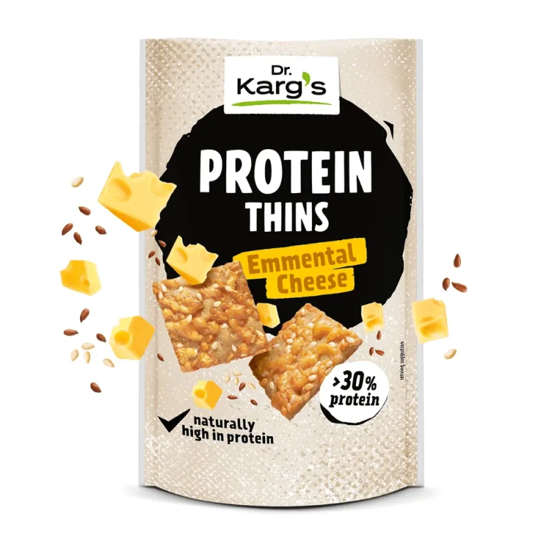 Biscuiti proteici cu branza Emmental, 85 g, Dr Karg`s — preț și oferte