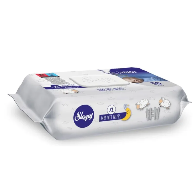 Servetele umede XL Lavender, 50 bucati, Sleepy — preț și oferte