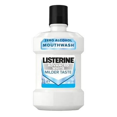 Apa de gura Advanced White, 1000 ml, Listerine — preț și oferte