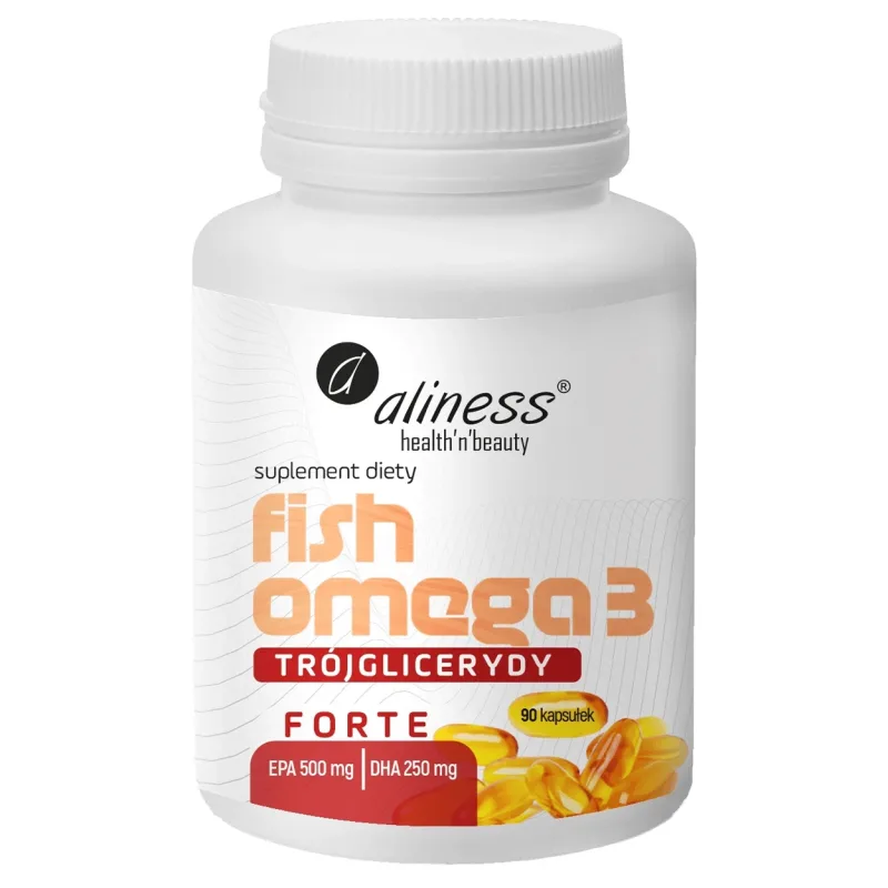 Aliness Fish Omega 3 Forte Trigliceride 500/250 mg, 90 capsule — preț și oferte