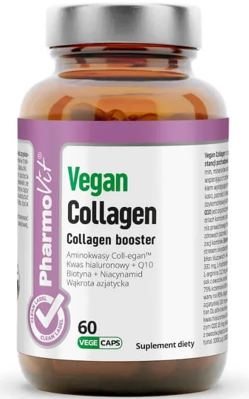 Vegan Colagen booster 60 capsule Pharmovit Clean Label — preț și oferte