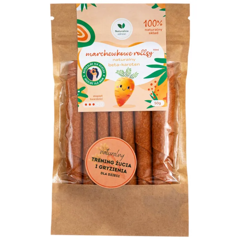 Rulouri de morcovi Naturally Healthy, 50 g — preț și oferte