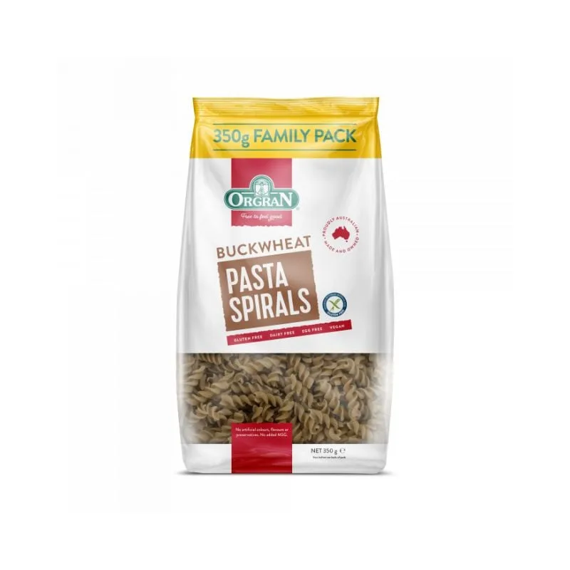 Paste spirale din hrisca fara gluten, 350g ORGRAN — preț și oferte