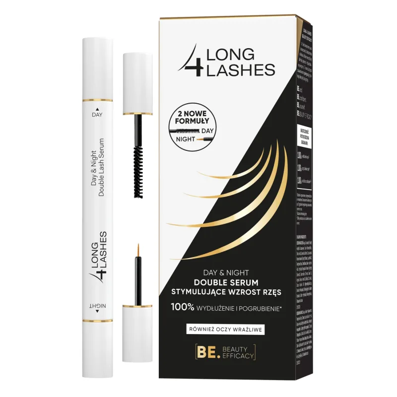 Long4Lashes Day & Night Double, ser de stimulare a creșterii genelor 2în1, 2 x 3 ml — preț și oferte