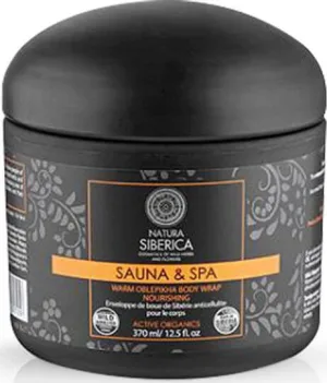Natura Siberica Sauna & Spa Cremă pentru Slăbire / Celulită Corp Înveliș cald Oblepikha Wrap 370ml