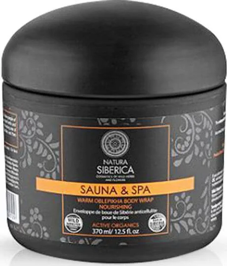 Natura Siberica Sauna & Spa Cremă pentru Slăbire / Celulită Corp Înveliș cald Oblepikha Wrap 370ml — preț și oferte