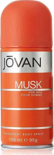 Jovan Musk Pentru bărbați Deodorant de corp Deodorant sub formă de Spray 150ml — preț și oferte