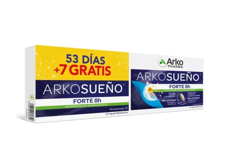Arkosueño Forte 8h PACK 2x30 comprimate bilayer Arkopharma — preț și oferte