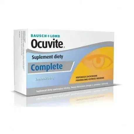 Ocuvite Complete, 30 capsule, Bausch & Lomb — preț și oferte