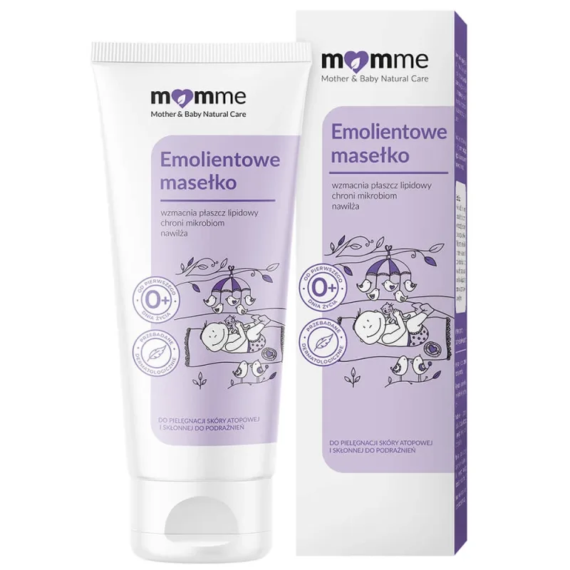 Momme, unt emolient, din naștere, 100 ml — preț și oferte