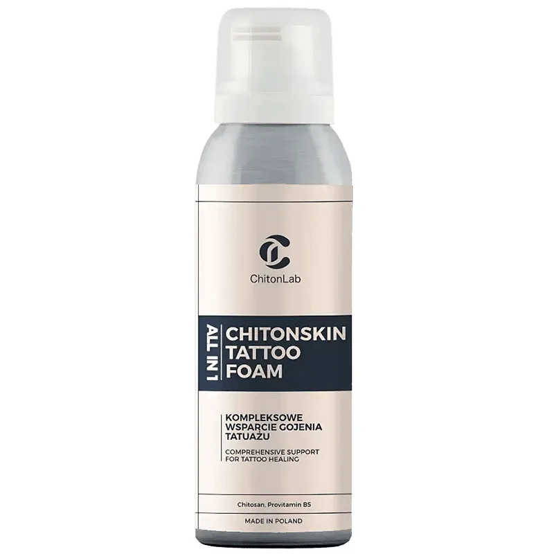 ChitonLab, ChitonSkin Tattoo Foam, spumă protectoare pentru îngrijirea tatuajelor proaspete, 85 ml — preț și oferte