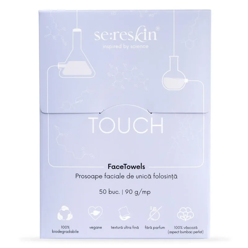 Prosoape faciale de unică folosință Touch, 50 bucăți, Se:Reskin  — preț și oferte