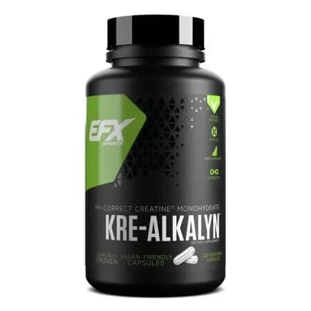 Creatina Monohidrata Kre-Alkalyn, 120 capsule vegetale, Efx Sports — preț și oferte