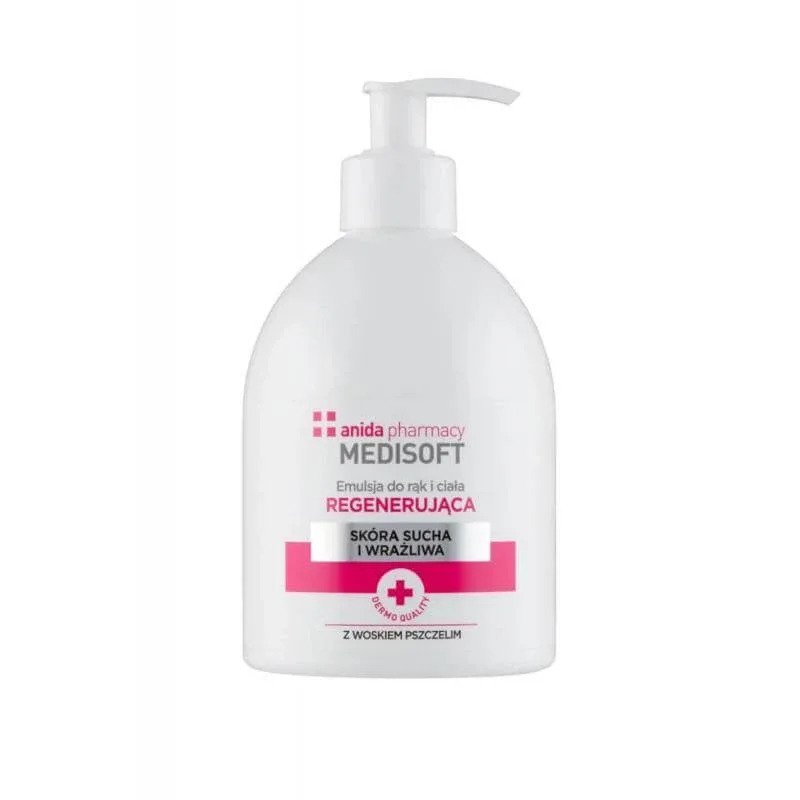 Anida Medisoft emulsie pentru mâini și corp cu dozator, 500 ml — preț și oferte