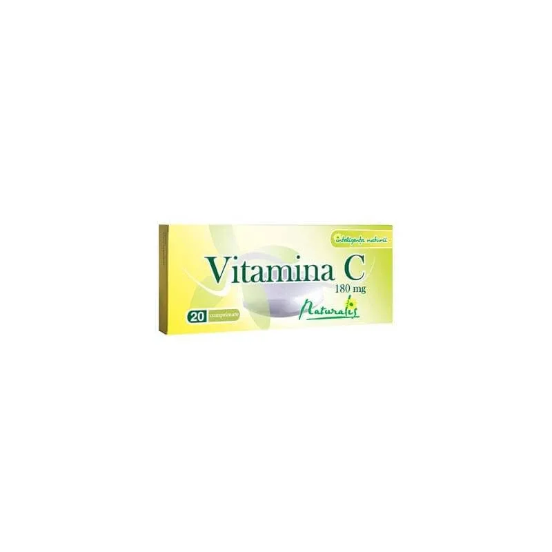 Naturalis Vitamina C 180mg x 20cps. — preț și oferte