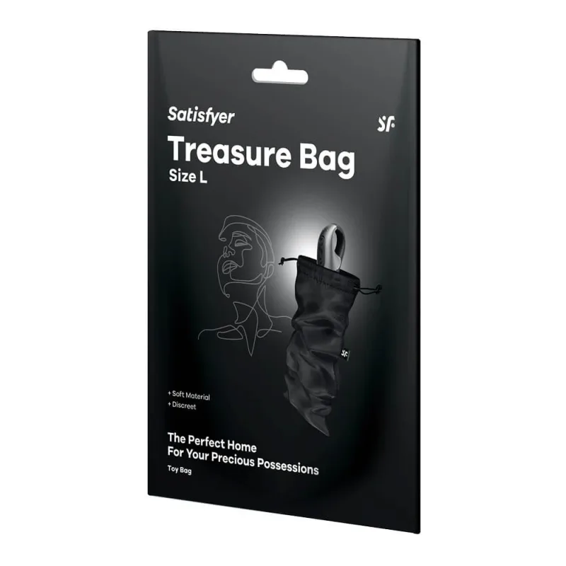 Satisfyer Treasure Bag Gadget Sac de depozitare L Negru — preț și oferte