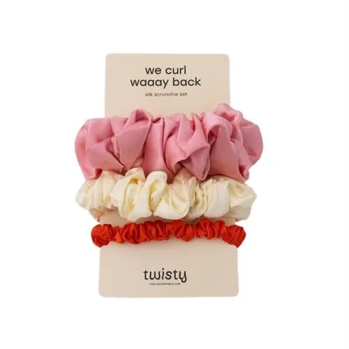 Twisty We Curl Waaay Back Set elastice de păr de mătase, 3 bucăți — preț și oferte