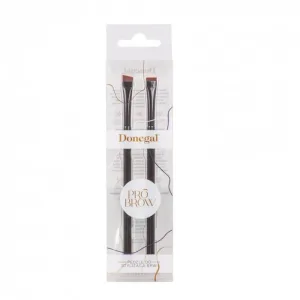 Donegal Pro Brow Precision Styling Brush Set, 2 bucăți