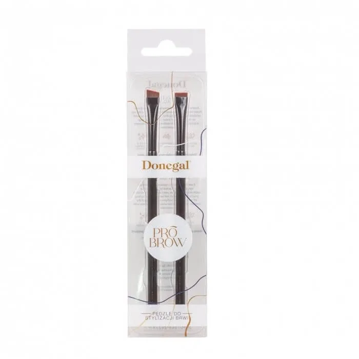 Donegal Pro Brow Precision Styling Brush Set, 2 bucăți — preț și oferte