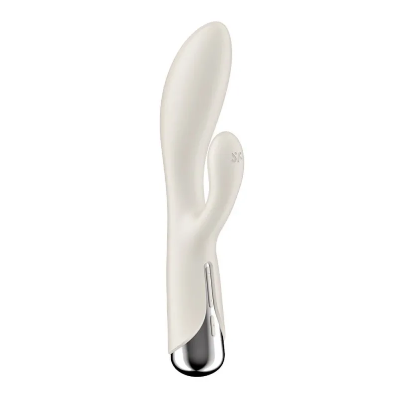 Satisfyer Spinning Rabbit 1 vibrator rotativ cu iepure bej — preț și oferte